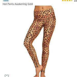 NWOT Teeki Cheetah Gold Hot Pants. SzSM